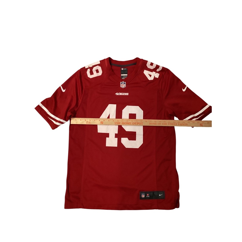 Nike San Francisco 49ers Schafer 49 On Field Jersey Mens Large Red NFL Football